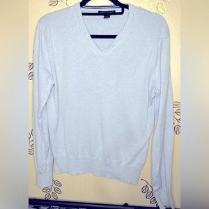 Banana Republic Luxury silk cashmere cotton blend men’s vneck sweater small